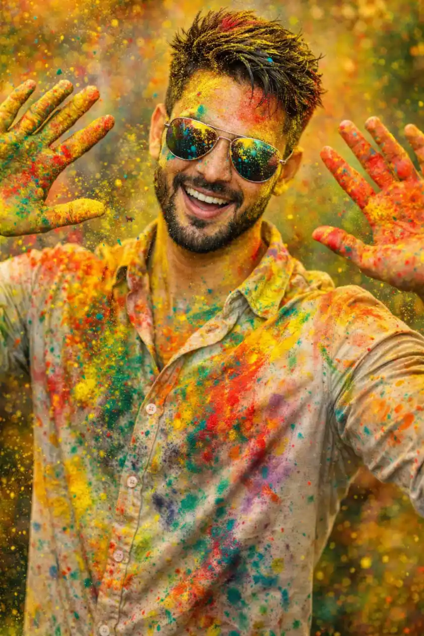 Colors of Joy: A Fearless Holi Celebration